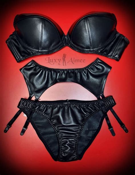 ladies leather lingerie|GENUINE LEATHER INTIMATE APPAREL .